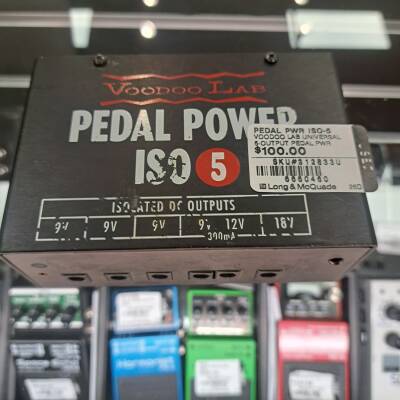 Voodoo Lab Pedal Power ISO-5 - 5 Output Power Supply